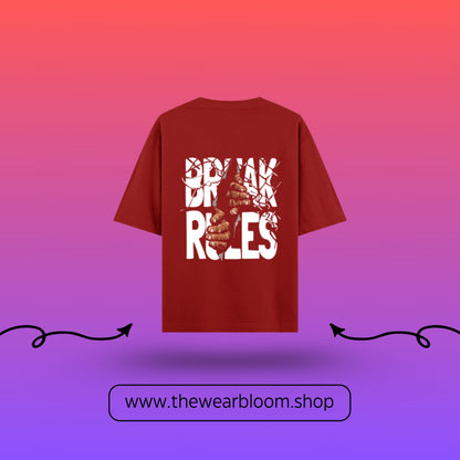 BREAK RULES - UNISEX OVERSIZED TEE