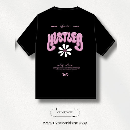 HUSTLER - UNISEX OVERSIZED TEE